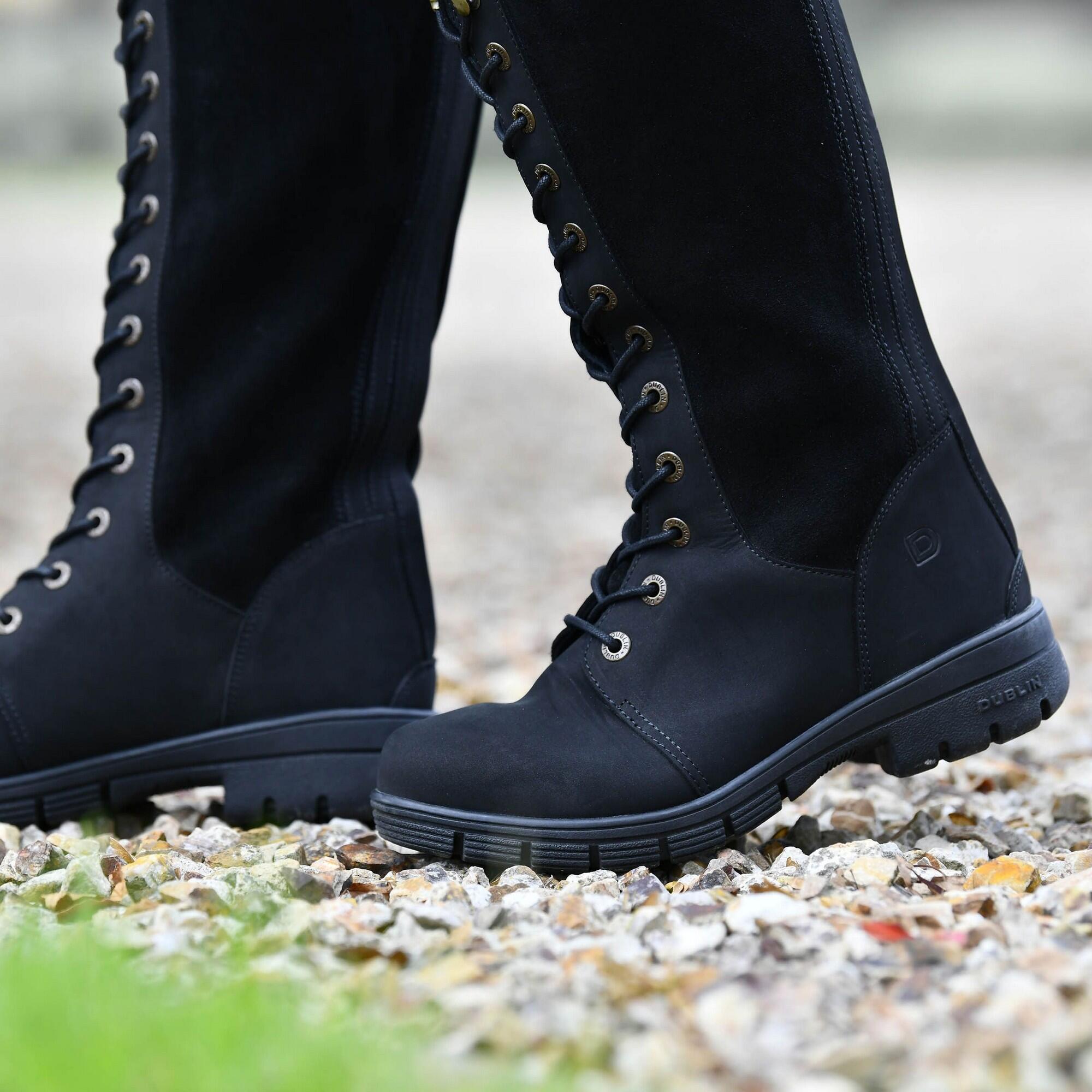 Unisex Adult Sloney Suede Country Boots (Black) 3/4