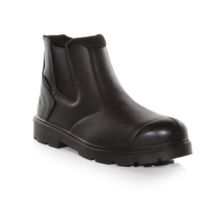 Bottines Imperméables En Cuir Homme (Noir)