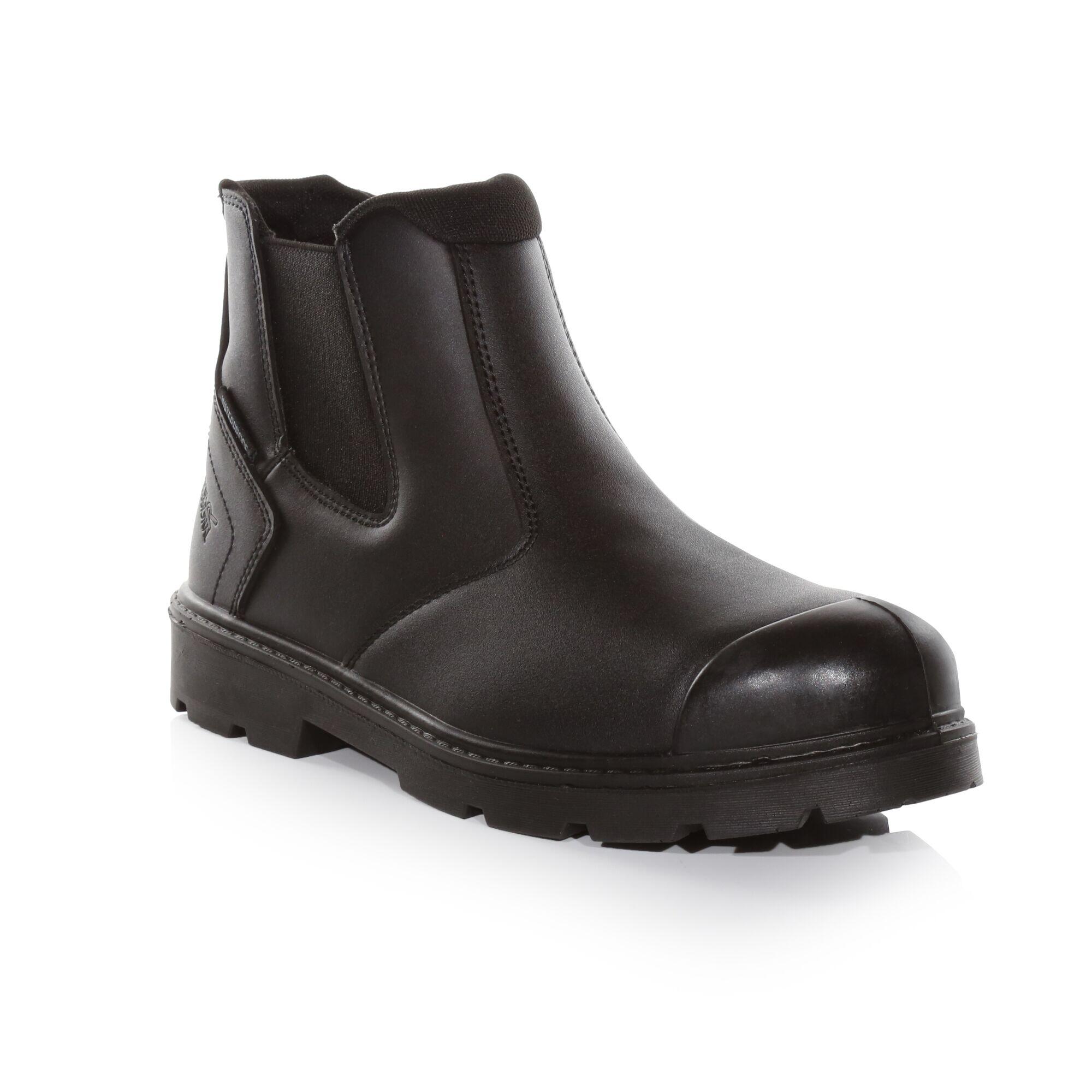REGATTA Mens Waterproof Action Leather Dealer Boots (Black)