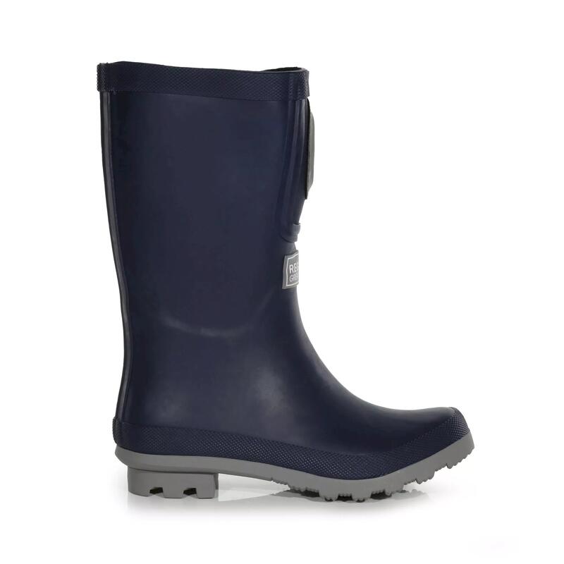 Bottes de pluie FAIRWEATHER SHINE BRITE Enfant (Bleu marine / Gris orage)