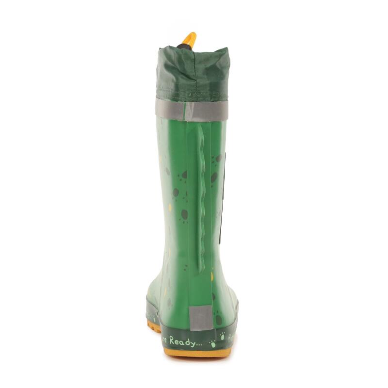 Botas de Agua Puddle Ajustable, Cordón Diseño Peppa Pig para Niños/Niñas Verde