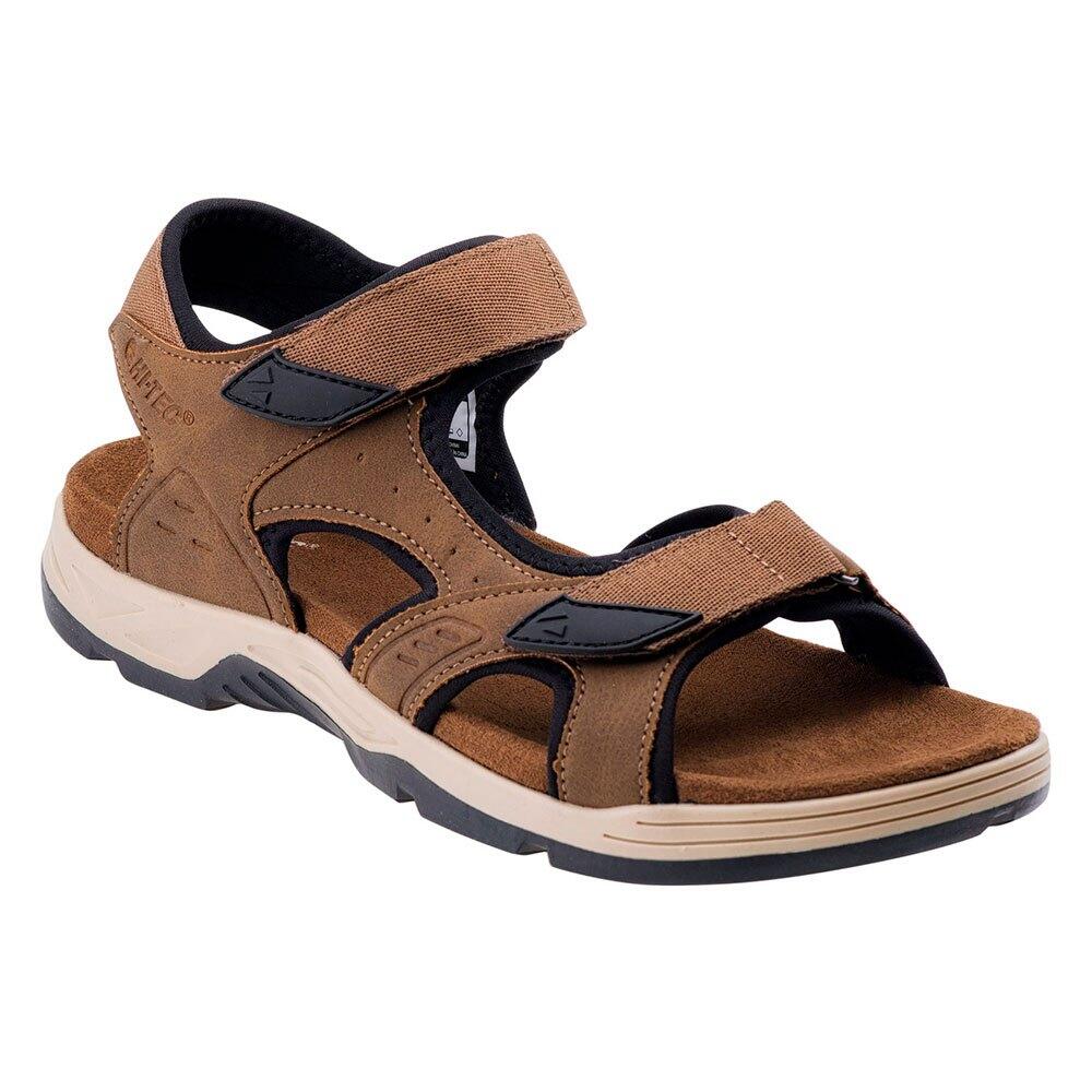 Men's LUCIBEL sandals (Dark brown / Black)