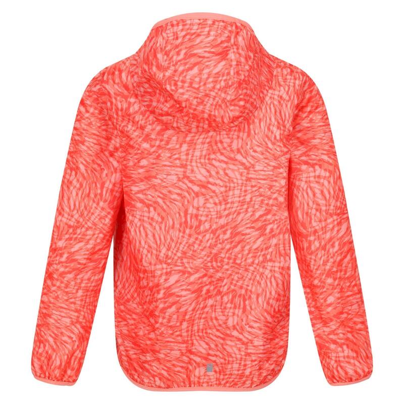 Veste imperméable LEVER Enfant (Corail néon)