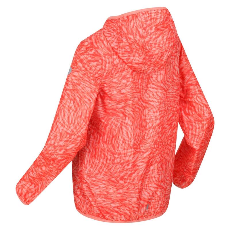 Veste imperméable LEVER Enfant (Corail néon)