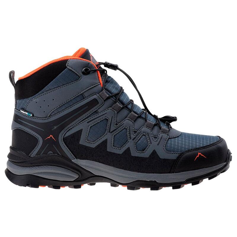 Scarpe Da Trekking Impermeabile Uomo Elbrus Euberen Grigio Scuro Nero Tango