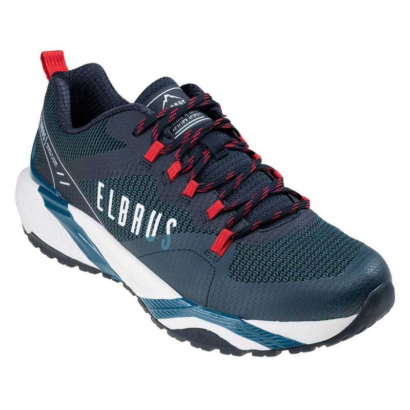 Heren Elmar wandelschoenen (Tegel Blauw/Navy/Rood)