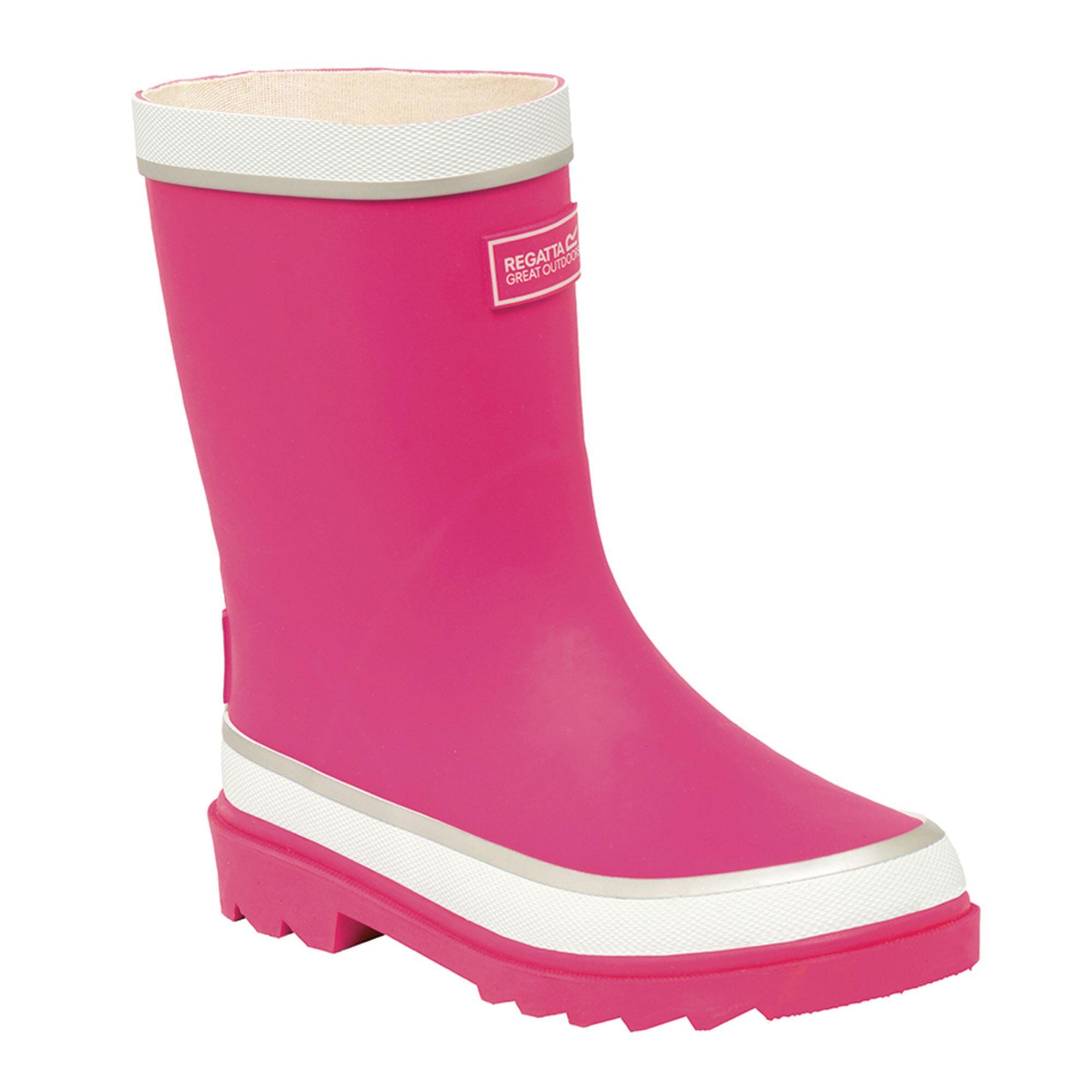 Great Outdoors Childrens/Kids Foxfire Wellington Boots (Jem/White) 1/5