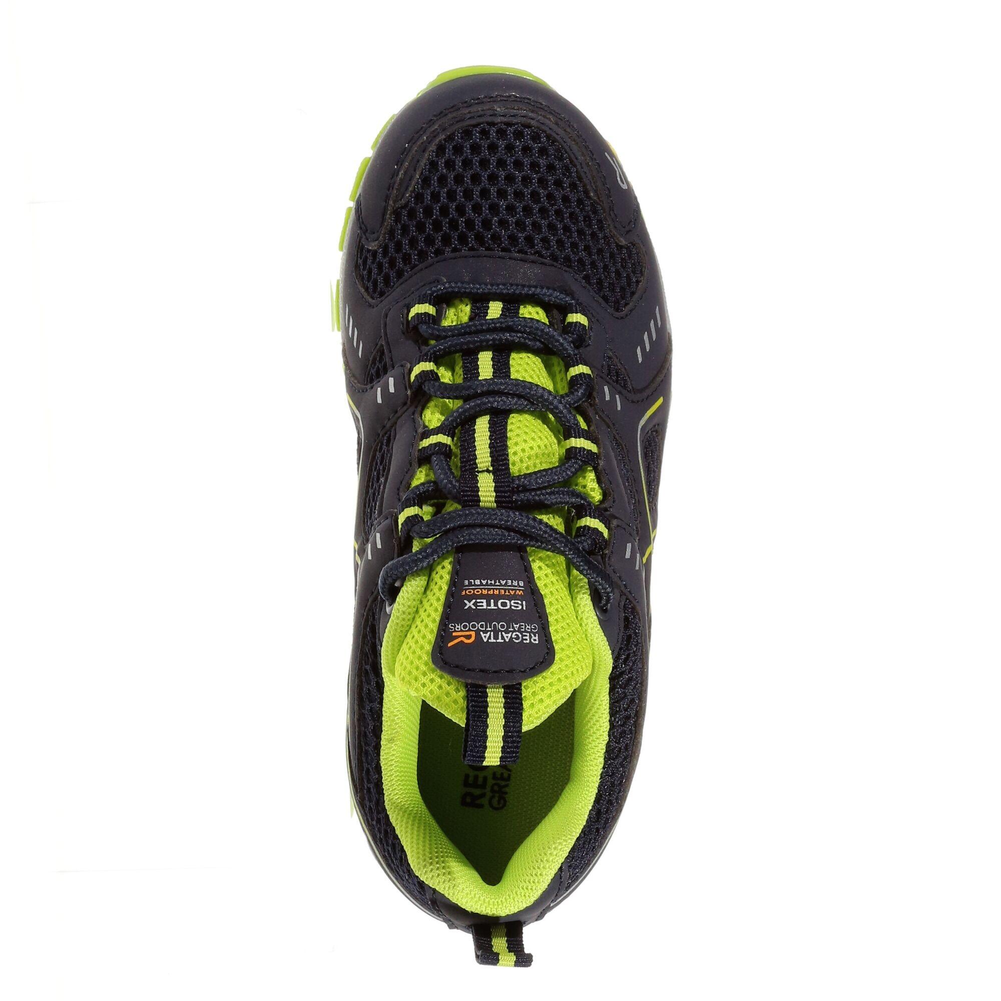 Childrens/Kids Vendeavour Walking Shoes (Navy/Lime Punch) 4/5