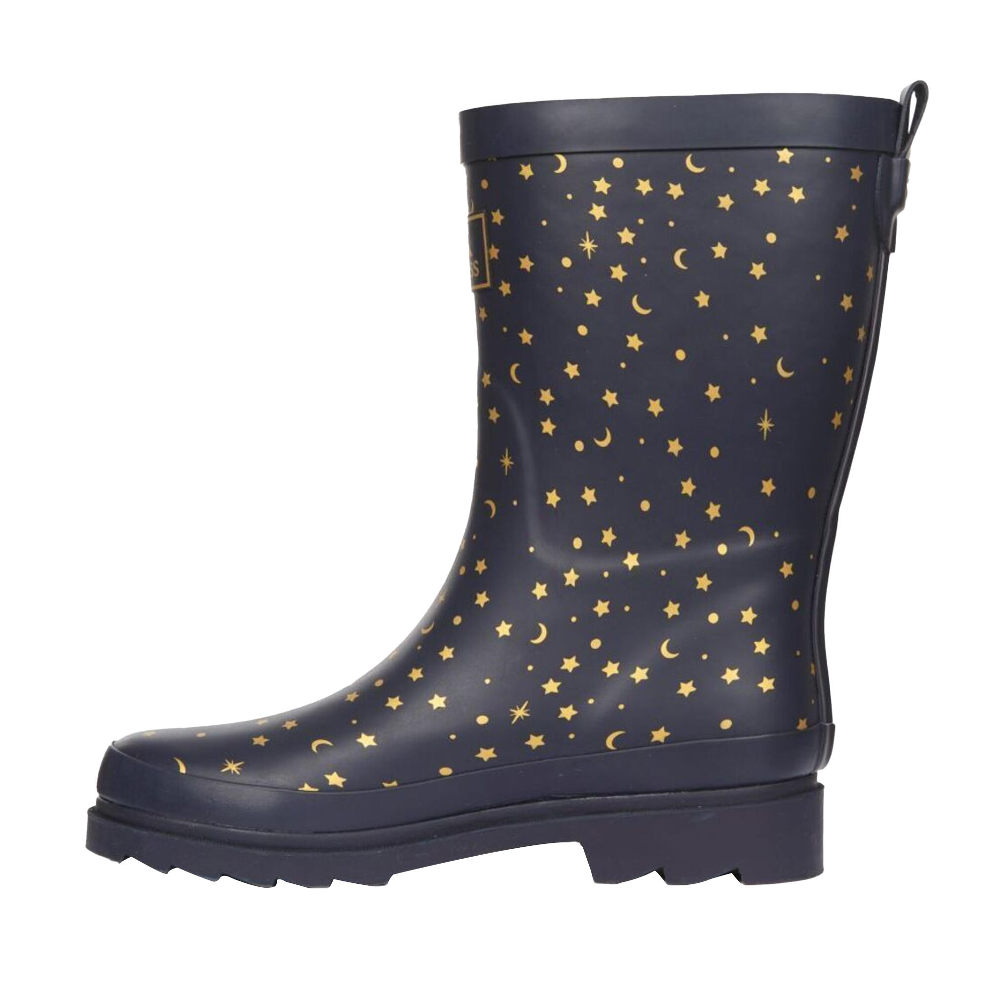 Gummistiefel "Celeste", bedruckt Damen Mitternachtsblau 3/5