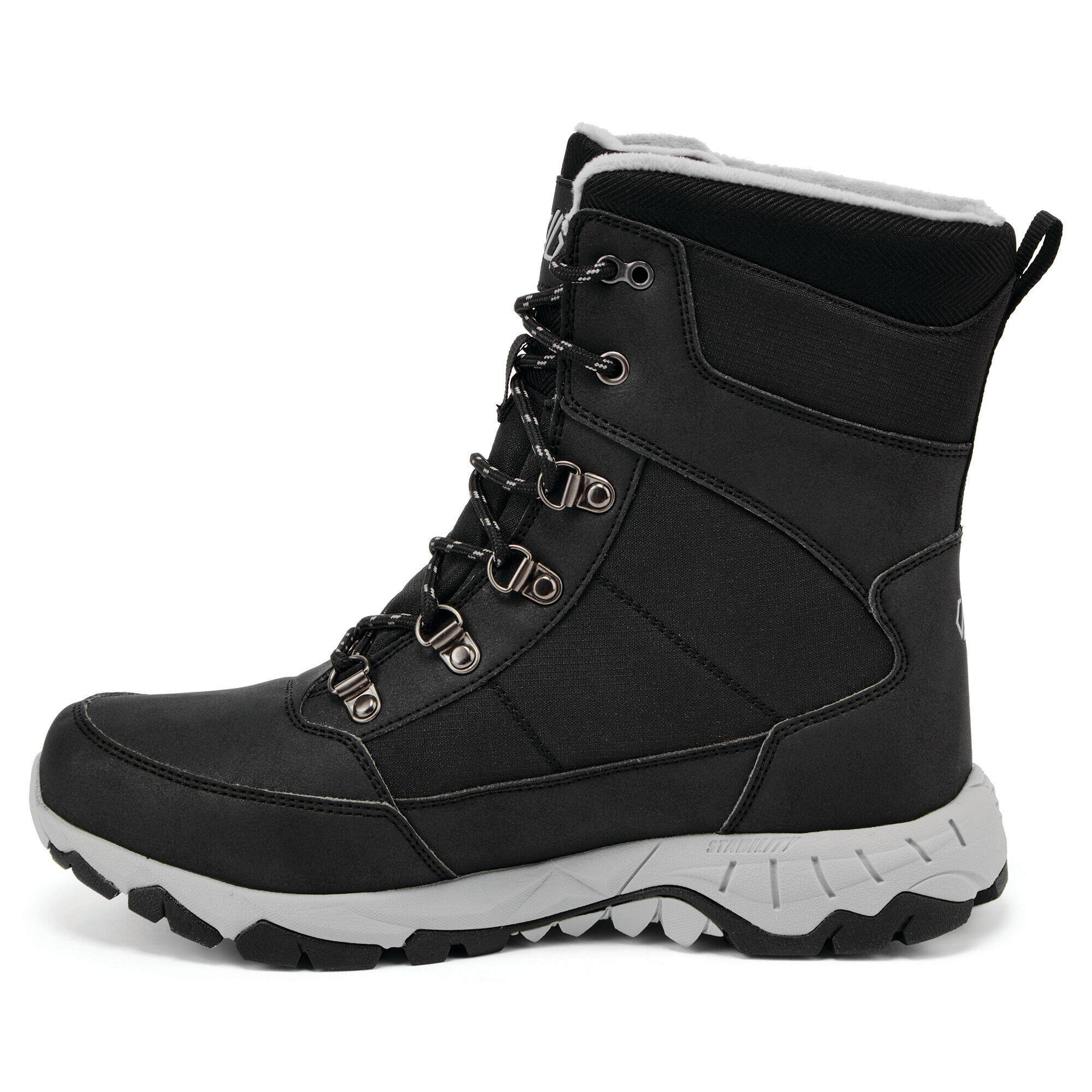 Womens/Ladies Somoni Boots (Black/Grey) 2/5