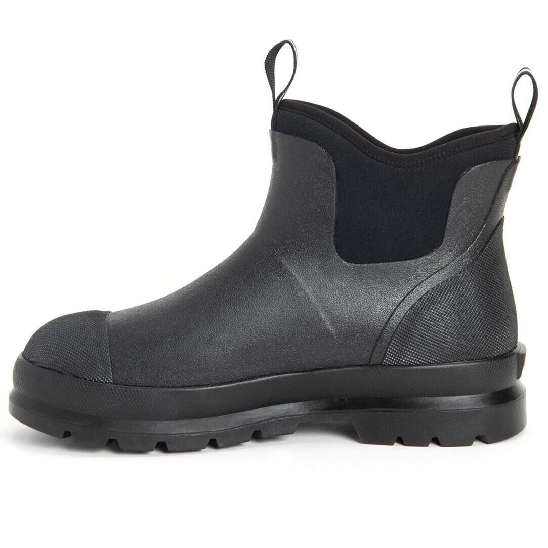 Mens Chore Rain Boots (Black) 3/4