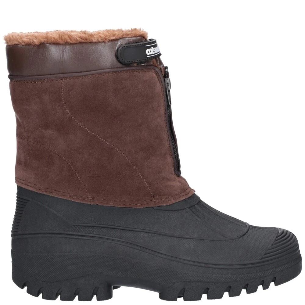 Mens Venture Waterproof Winter Boots (Brown) 2/5
