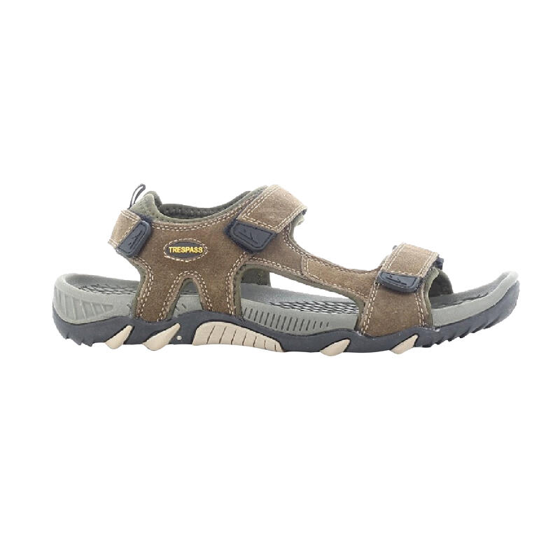 Herensandaalwandelende sandalen (Donker zand)