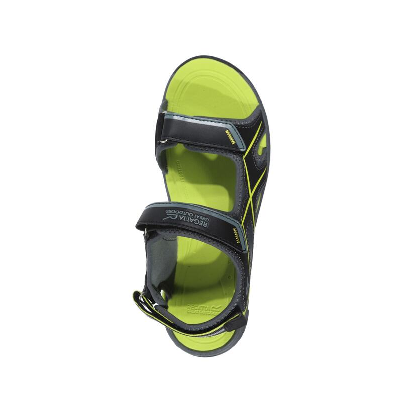 Sandales KOTA DRIFT Homme (Noir / Vert kaki clair)