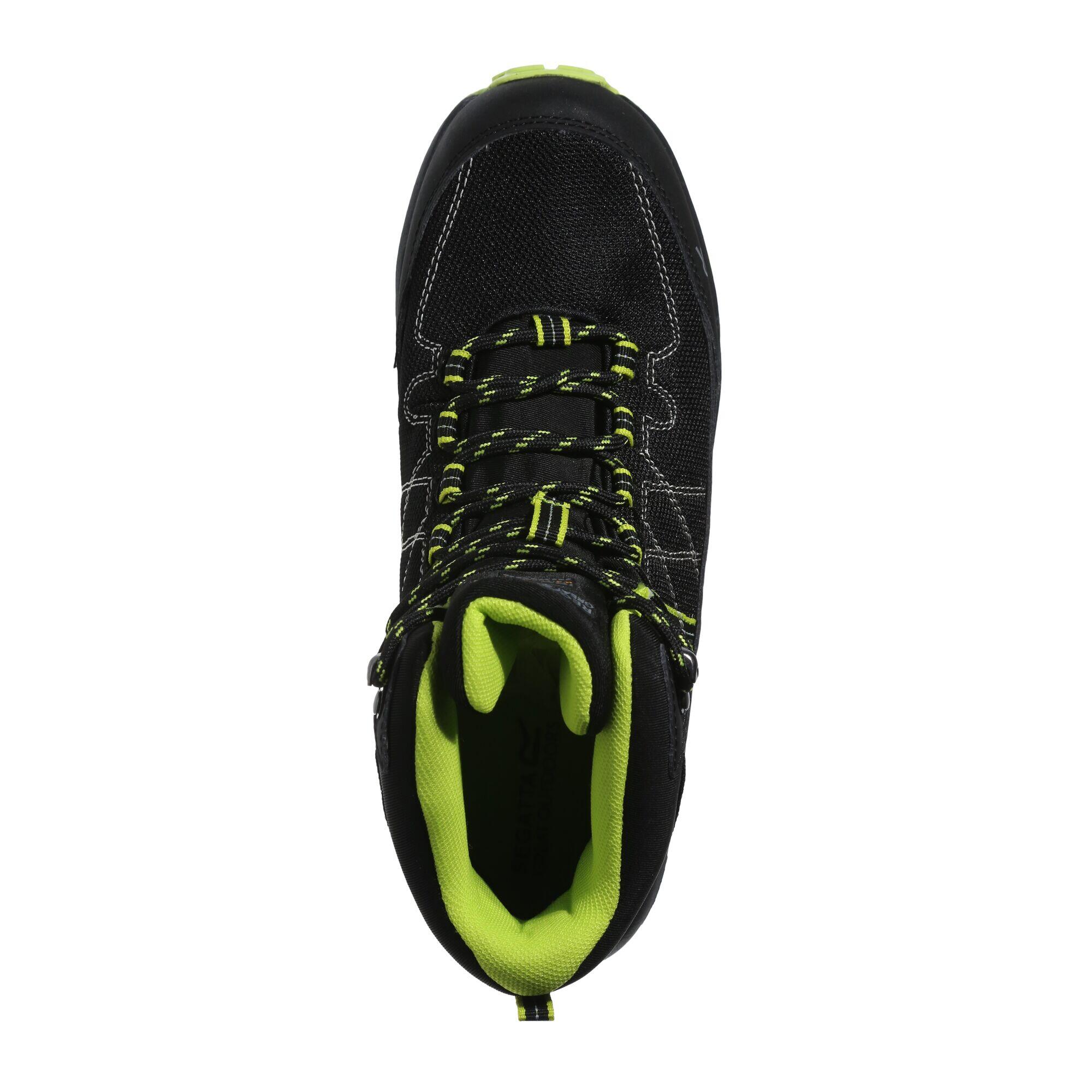 Mens Samaris Lite Walking Boots (Black/Lime Punch) 4/5