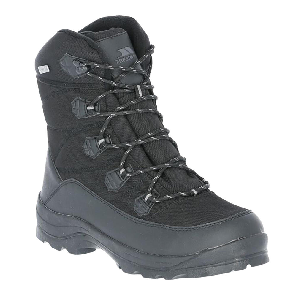 Mens Zotos Waterproof Snowboots (Black)