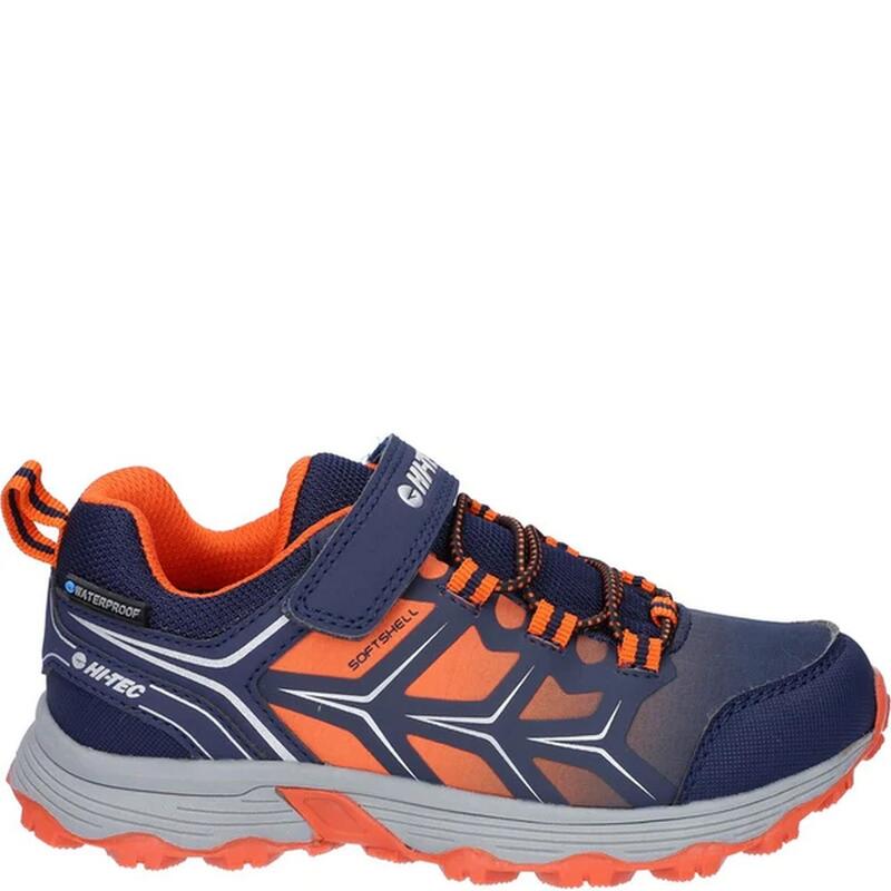 Chaussures de marche SCOOBY Garçon (Bleu marine foncé / Rouge orange / Gris)