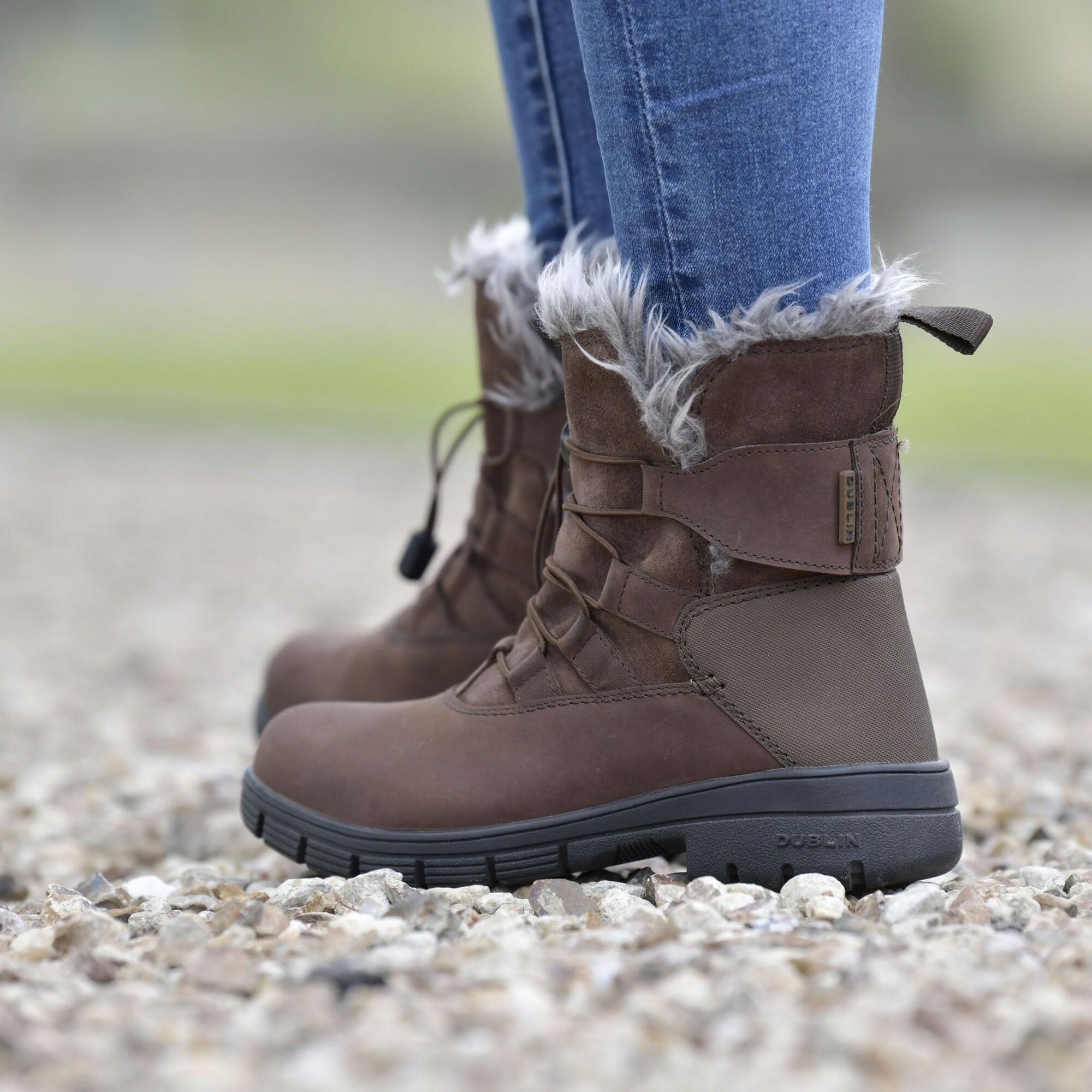 Unisex Adult Boyne Leather Country Boots (Brown) 4/4