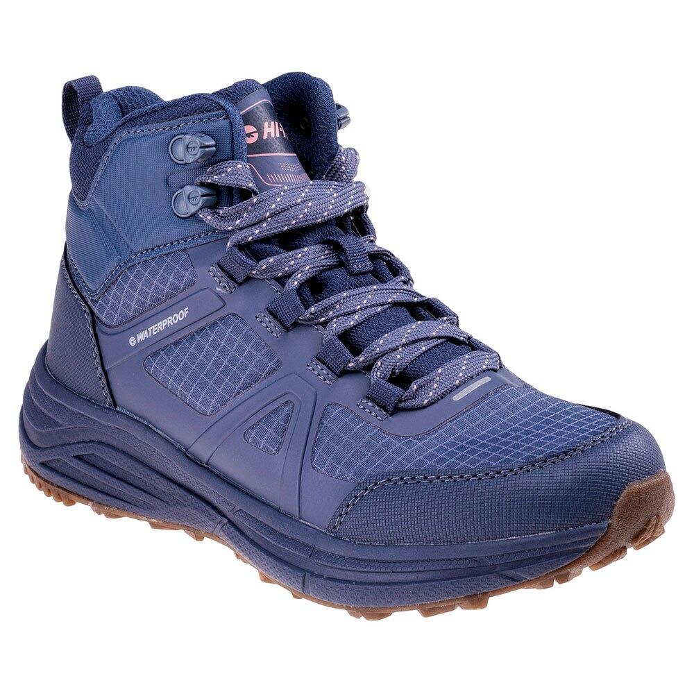 Womens/Ladies Granise Mid Cut Shoes (Black Iris/Smoke Blue/Pink)