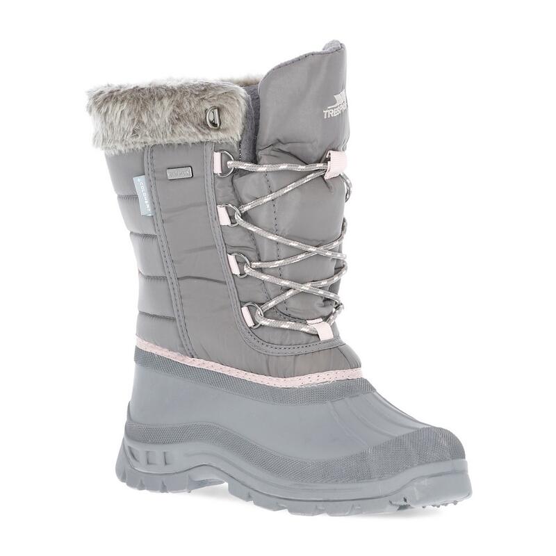 Botas de Esquí / Botas de Nieve Stavra II con Cordones para Mujer Gris Tormenta