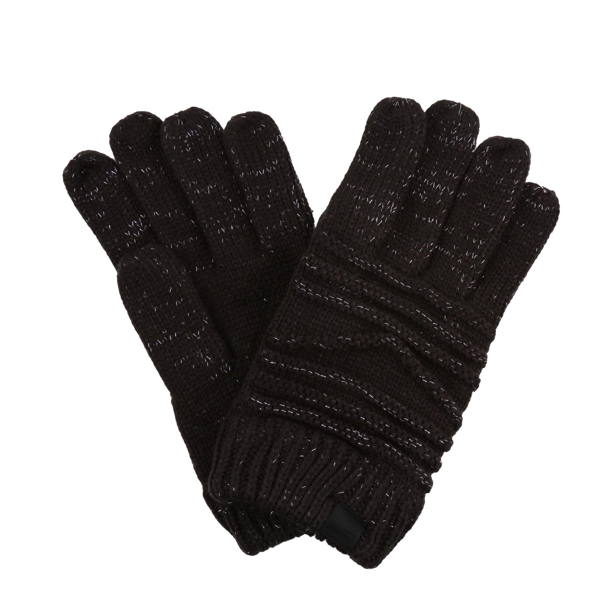 REGATTA Womens/Ladies Multimix IV Winter Gloves (Black)