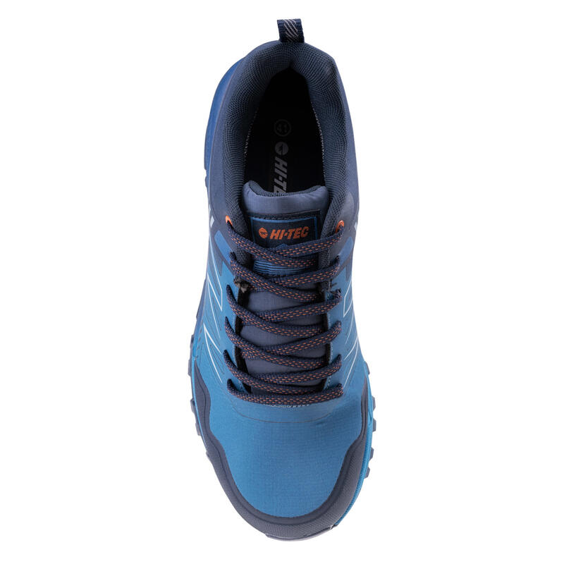 Baskets FAVET Homme (Bleu marine / Bleu / Orange foncé)