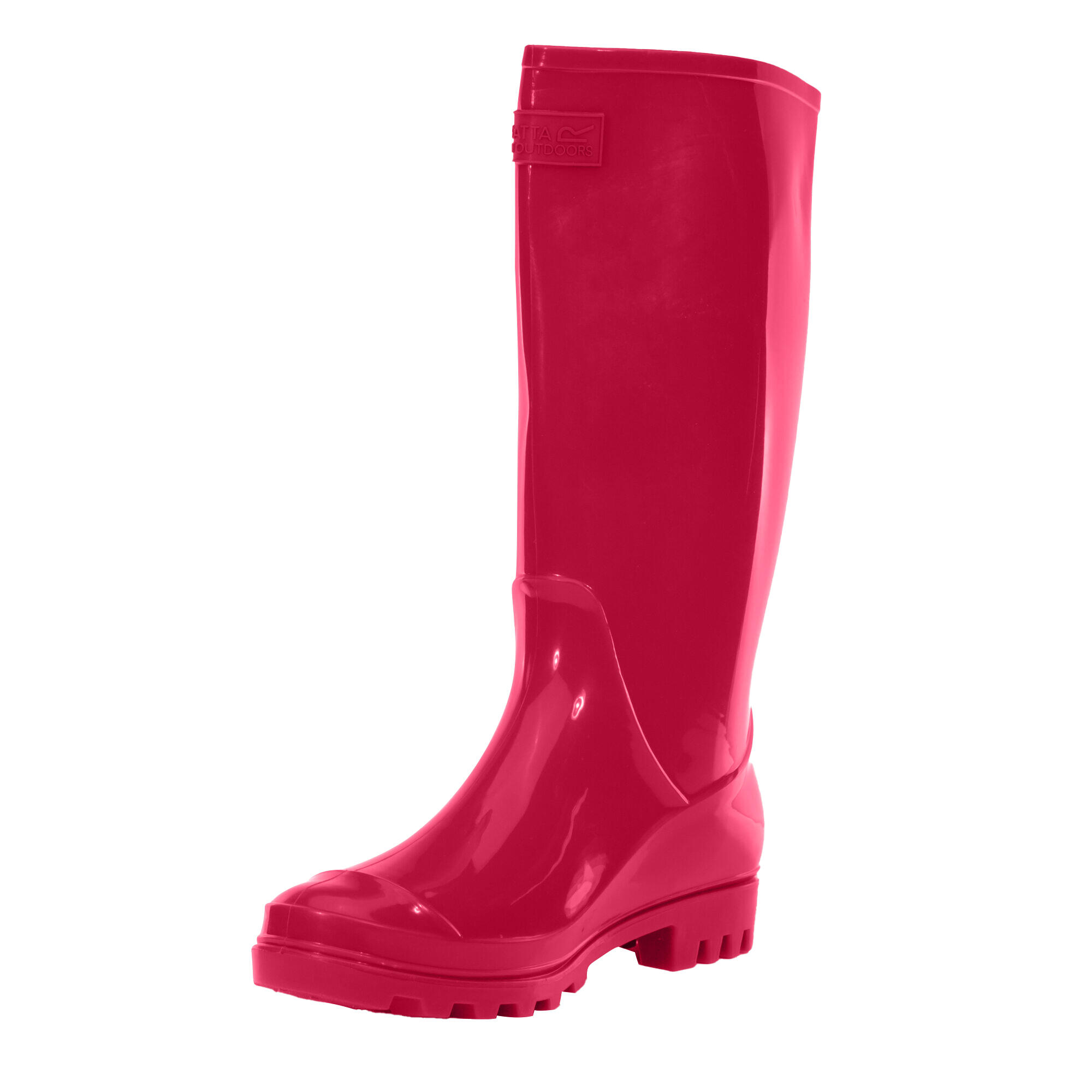 Womens/Ladies Wenlock Wellingtons (Dark Cerise) 2/4