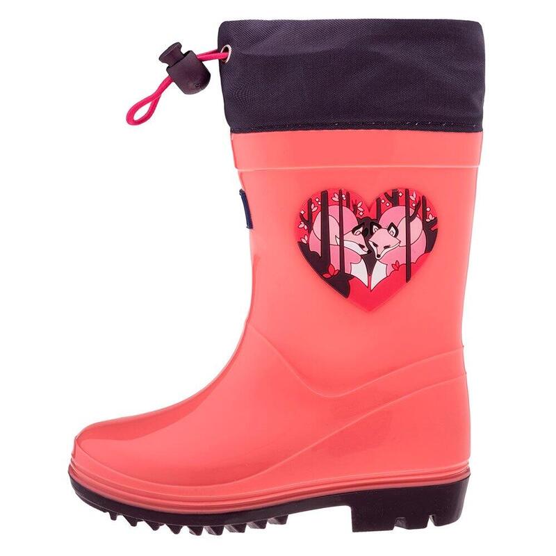 Bottes de pluie KAI Enfant (Rose saumon / Violet foncé)