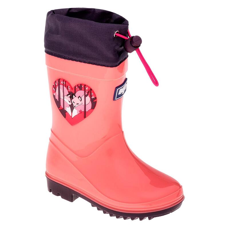 Bottes de pluie KAI Enfant (Rose saumon / Violet foncé)