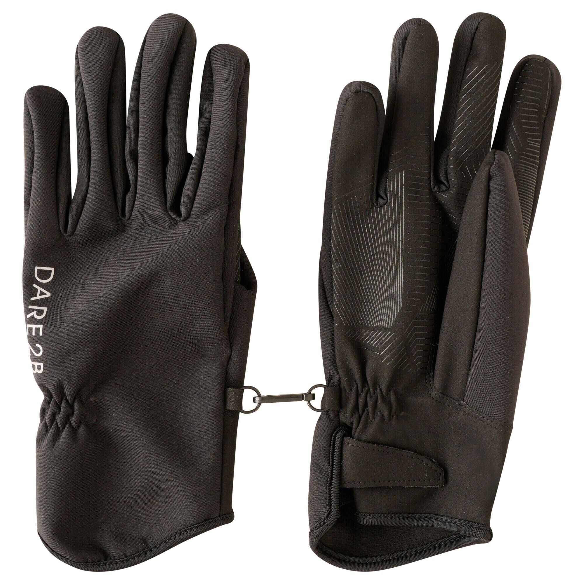 DARE 2B Unisex Adult Pertinent II Suede Trim Gloves (Black)