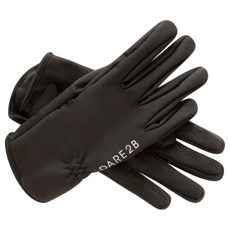 Guantes Pertinent II de Ribete de Ante para Adultos Unisex Negro