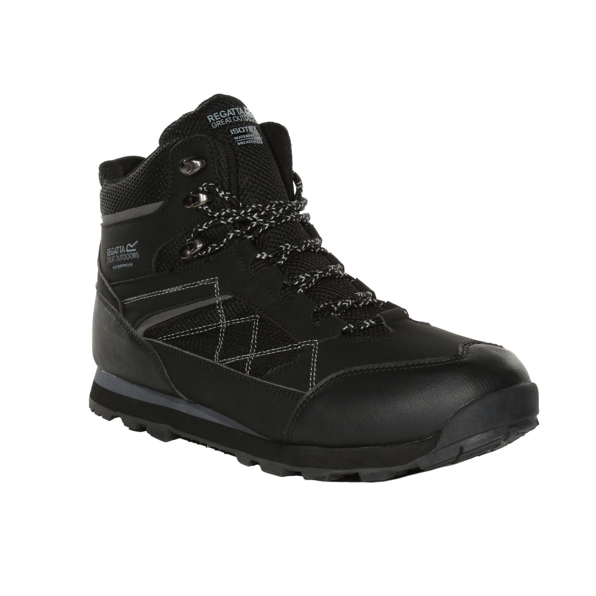 REGATTA Mens Vendeavour Pro Walking Boots (Black/Granite)