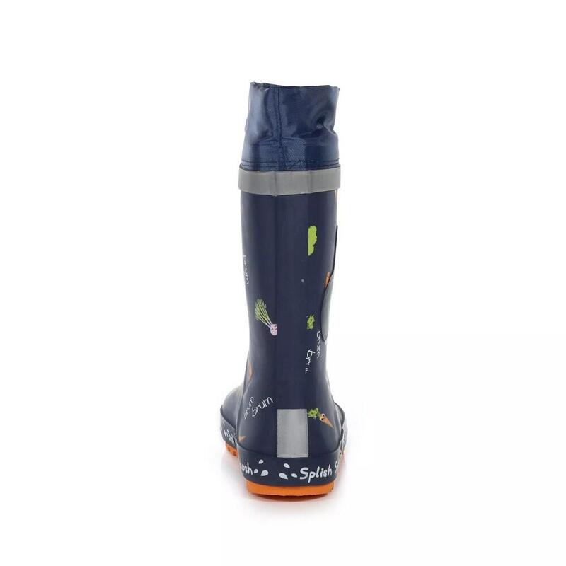 Bottes de pluie SPLASH Enfant (Bleu marine / Orange / Vert)