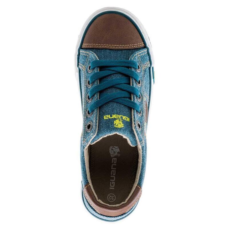 Kinderen/Kinderen Lugan Casual Schoenen (Blauw/Camel)