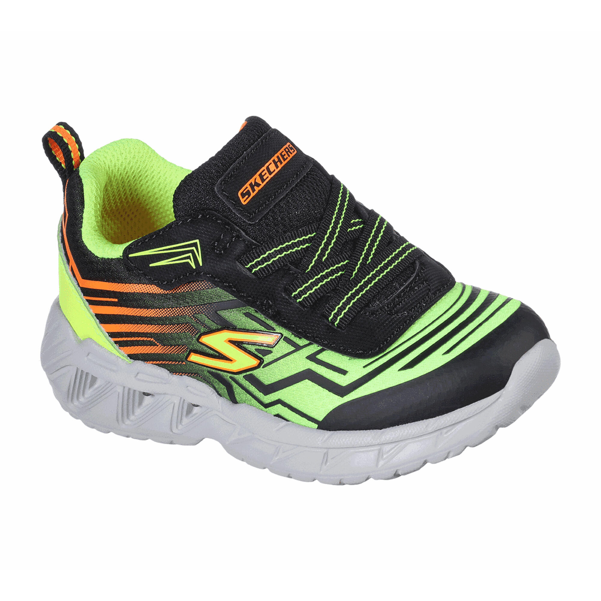 Boys MagnaLights Maver Trainers (Black/Yellow) 1/5