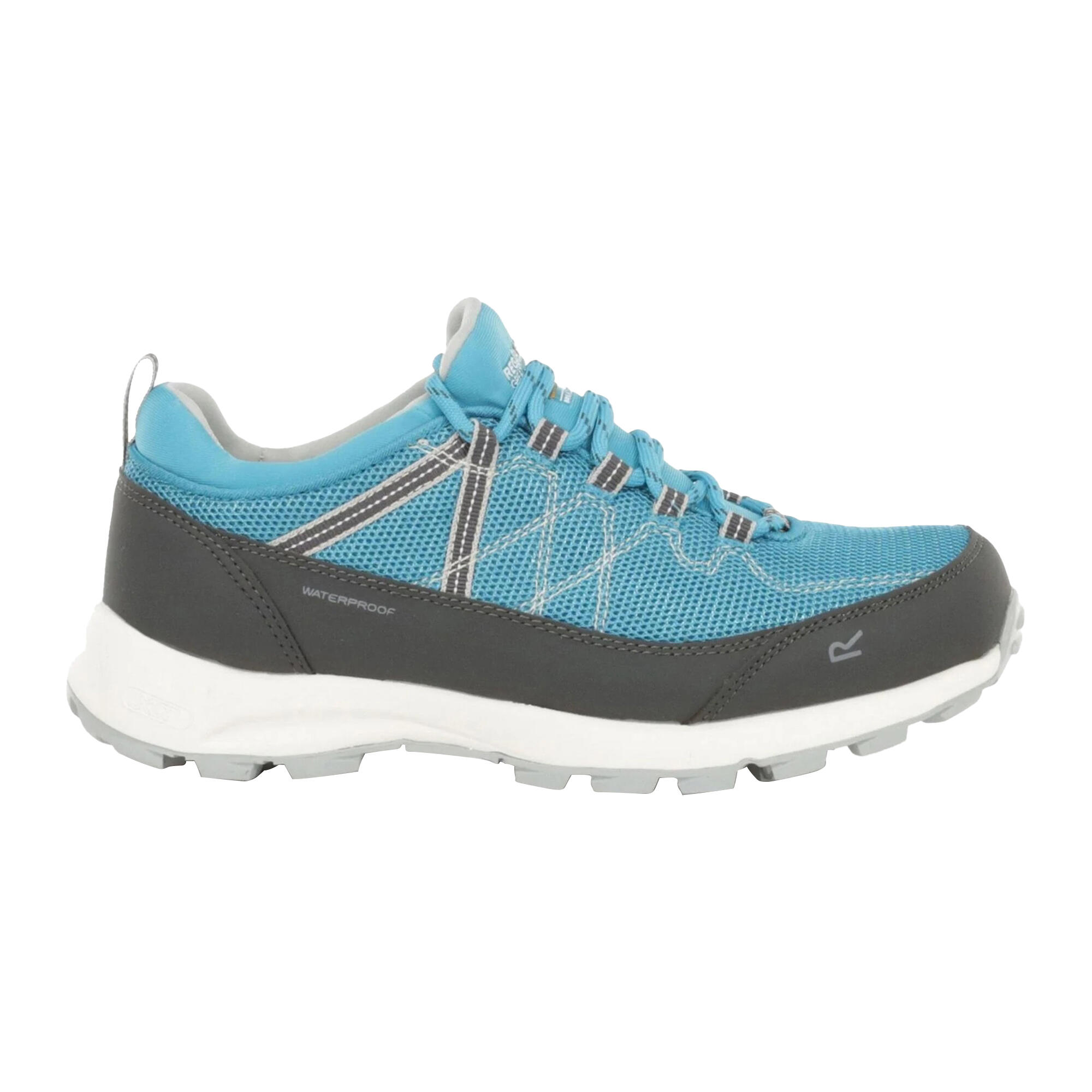 Womens/Ladies Samaris Lite Walking Shoes (Niagra Blue/Light Steel) 1/5