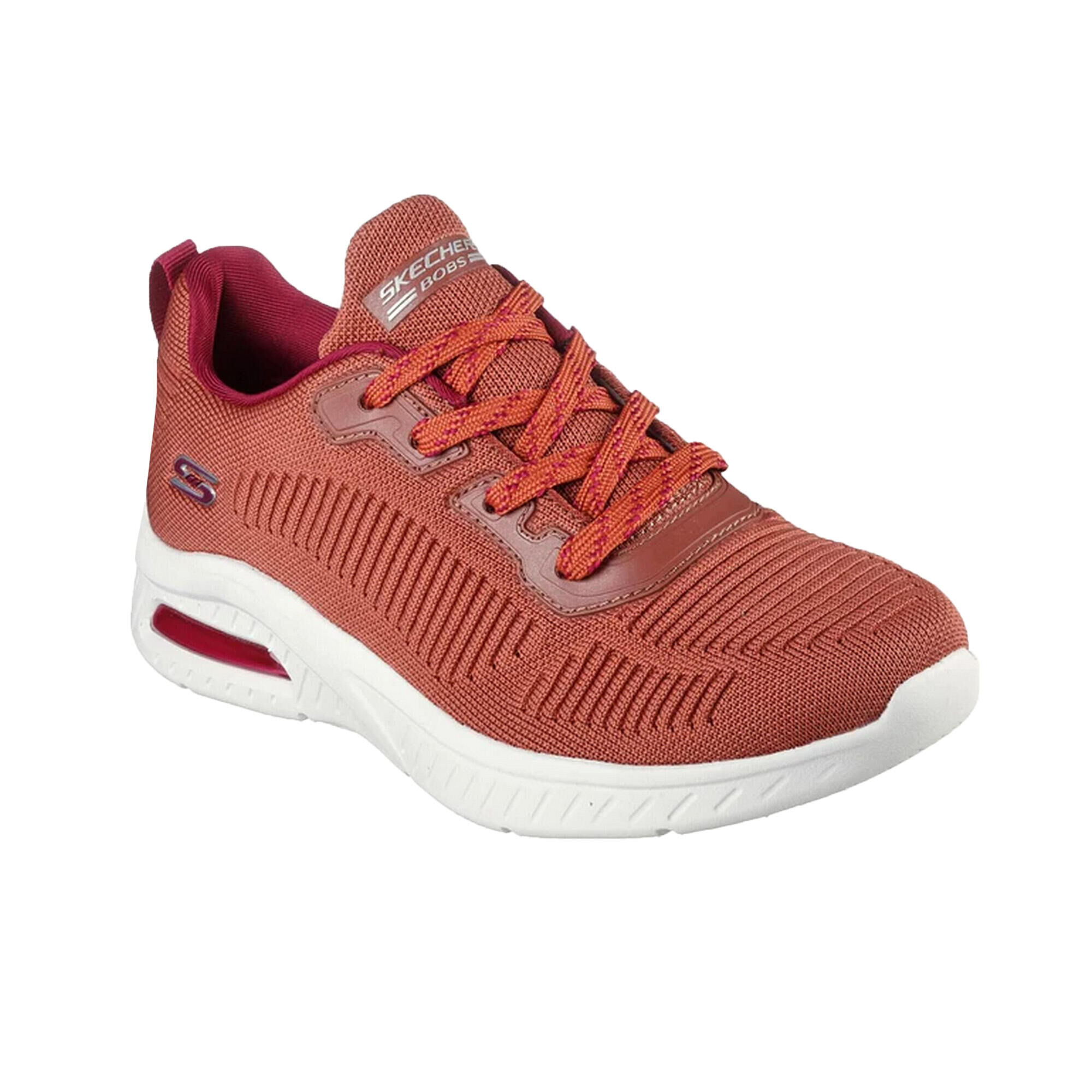 SKECHERS Womens/Ladies Bobs Squad Air Sweet Encounter Trainers (Rust)