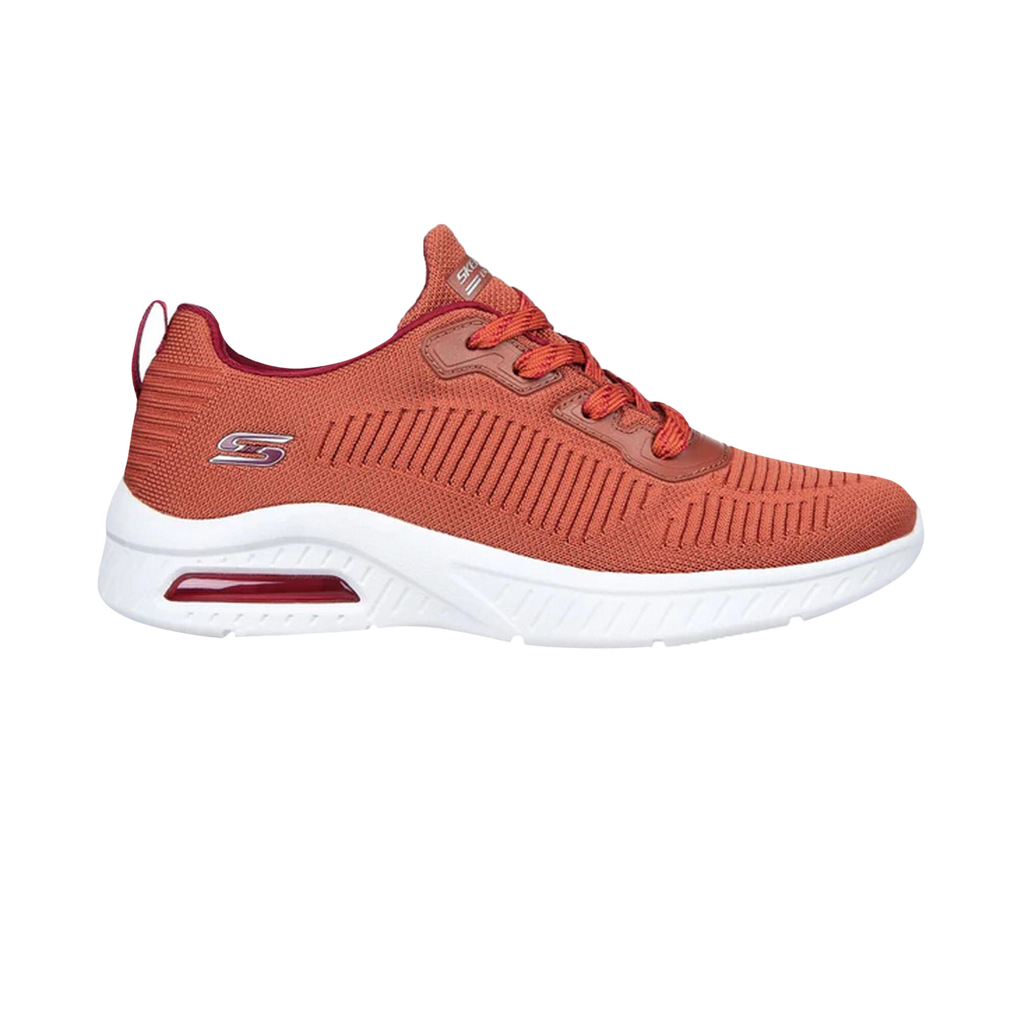 Womens/Ladies Bobs Squad Air Sweet Encounter Trainers (Rust) 3/5