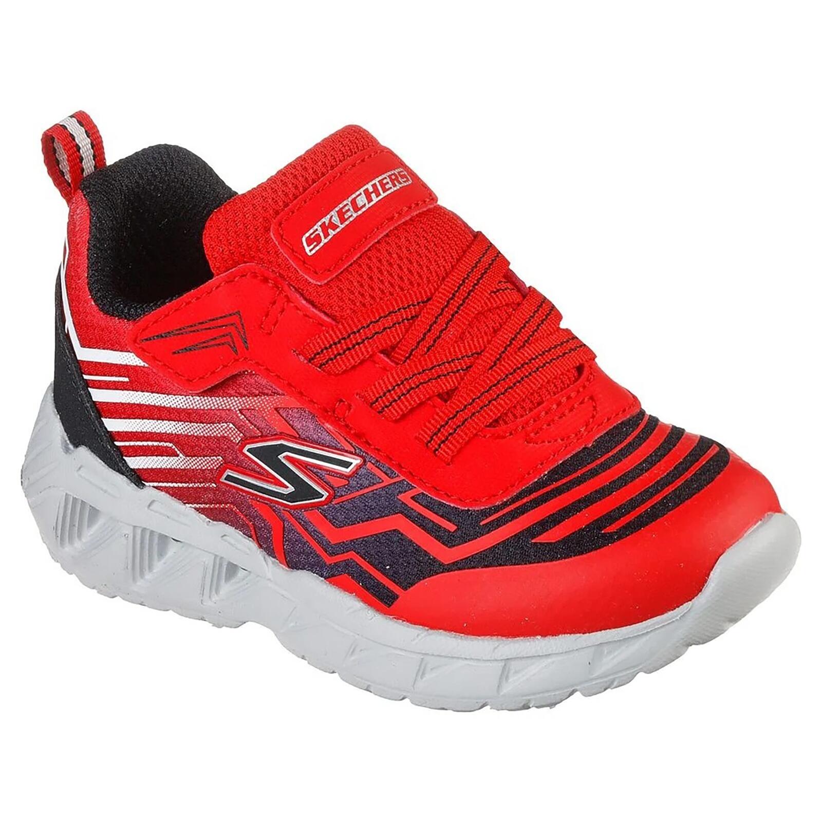 Boys MagnaLights Maver Trainers (Red/Black) 1/5