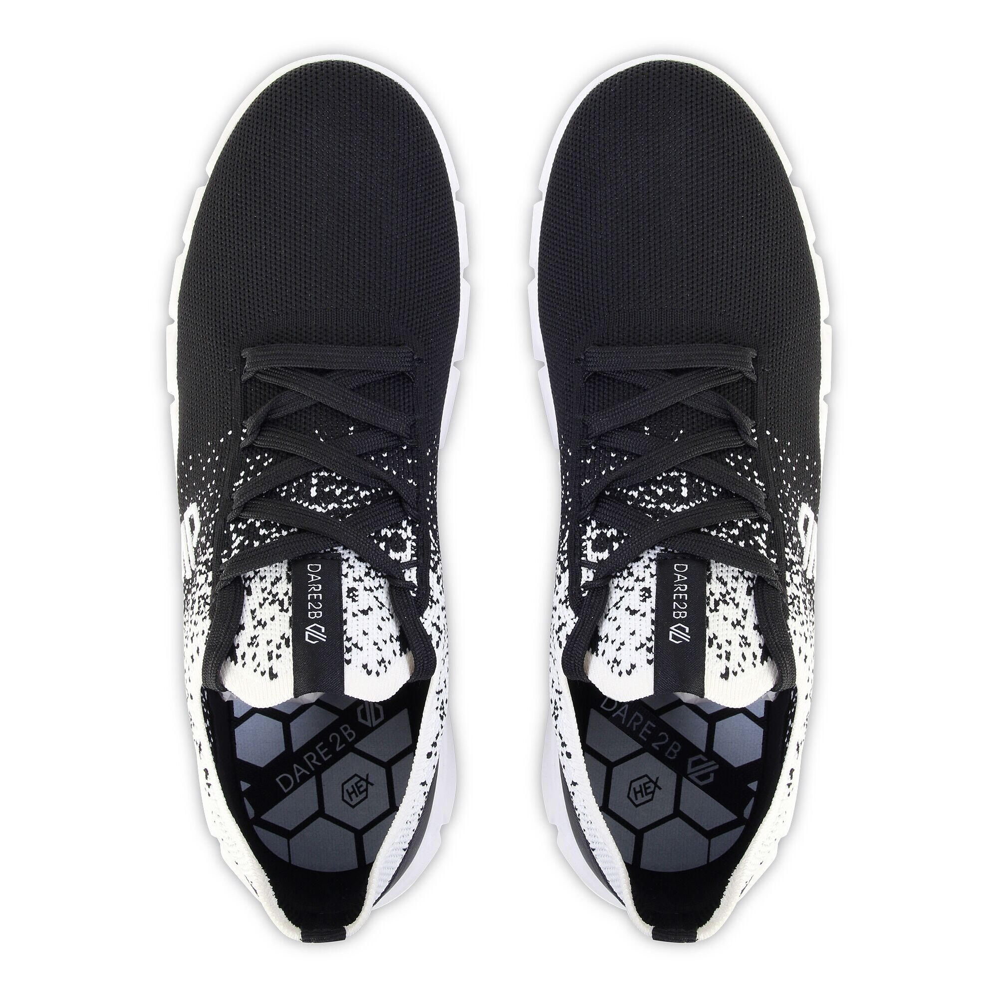 Heren HexAt Trainers (Zwart/Wit) 3/5