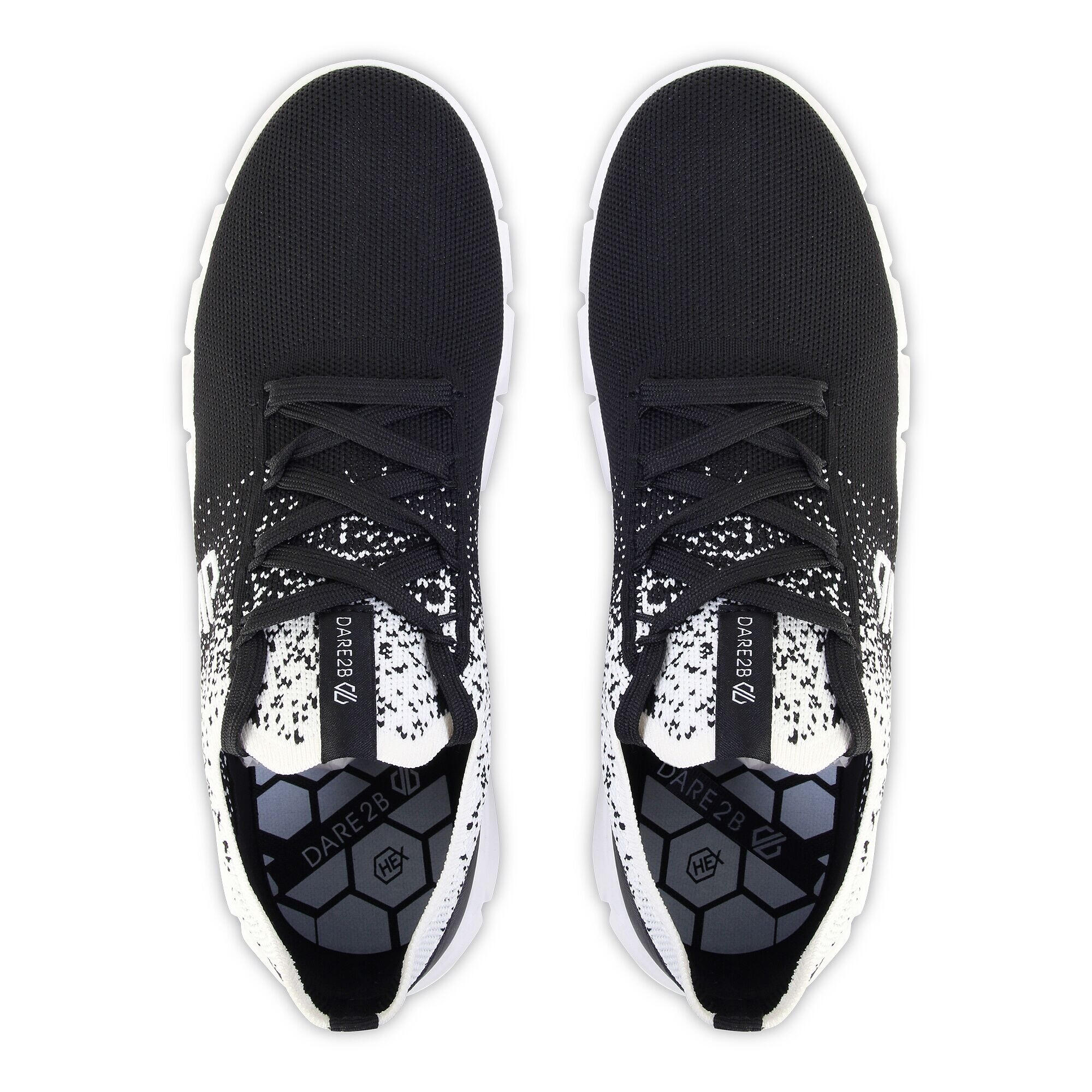 Mens HexAt Trainers (Black/White) 3/5