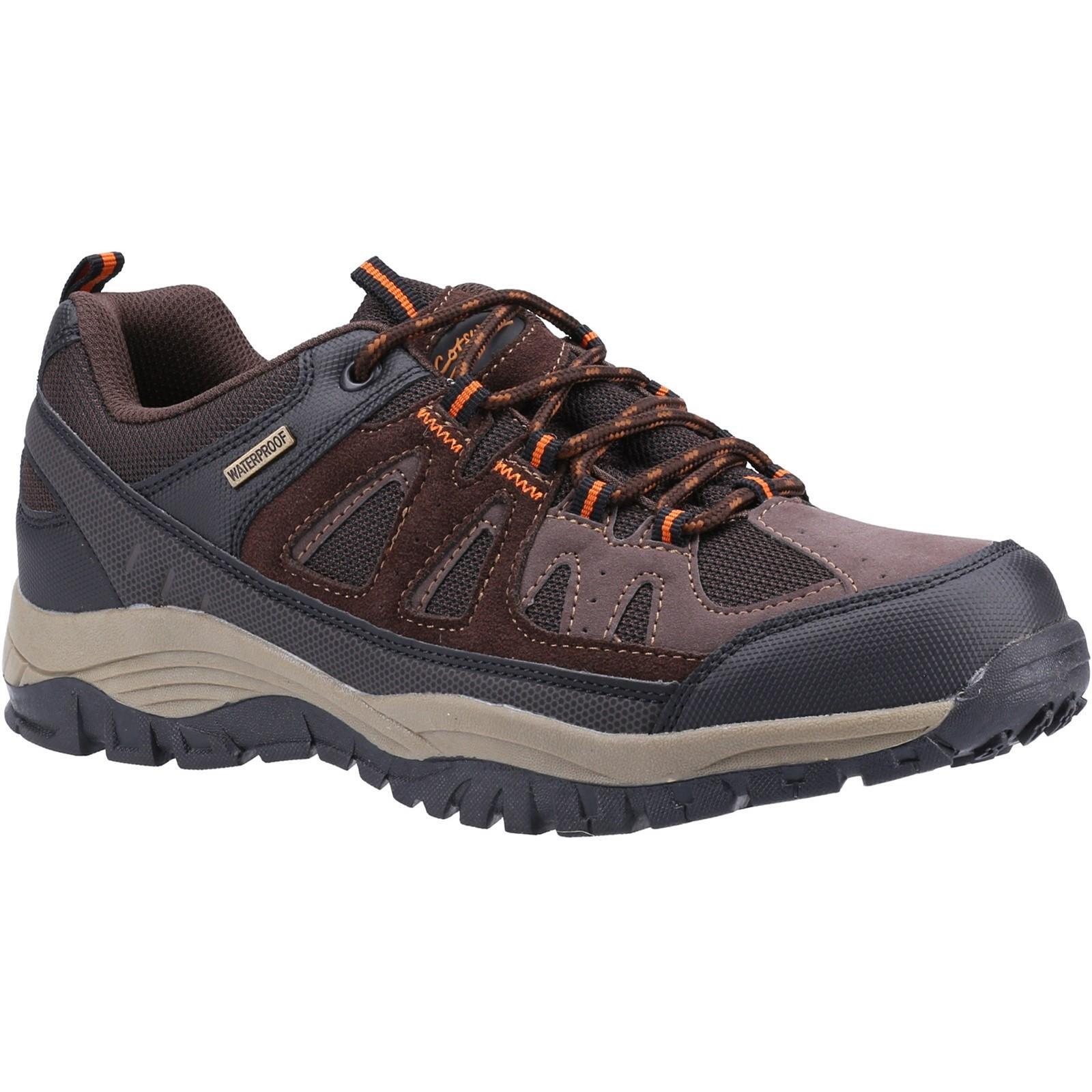 COTSWOLD Mens Maisemore Suede Hiking Shoes (Brown)