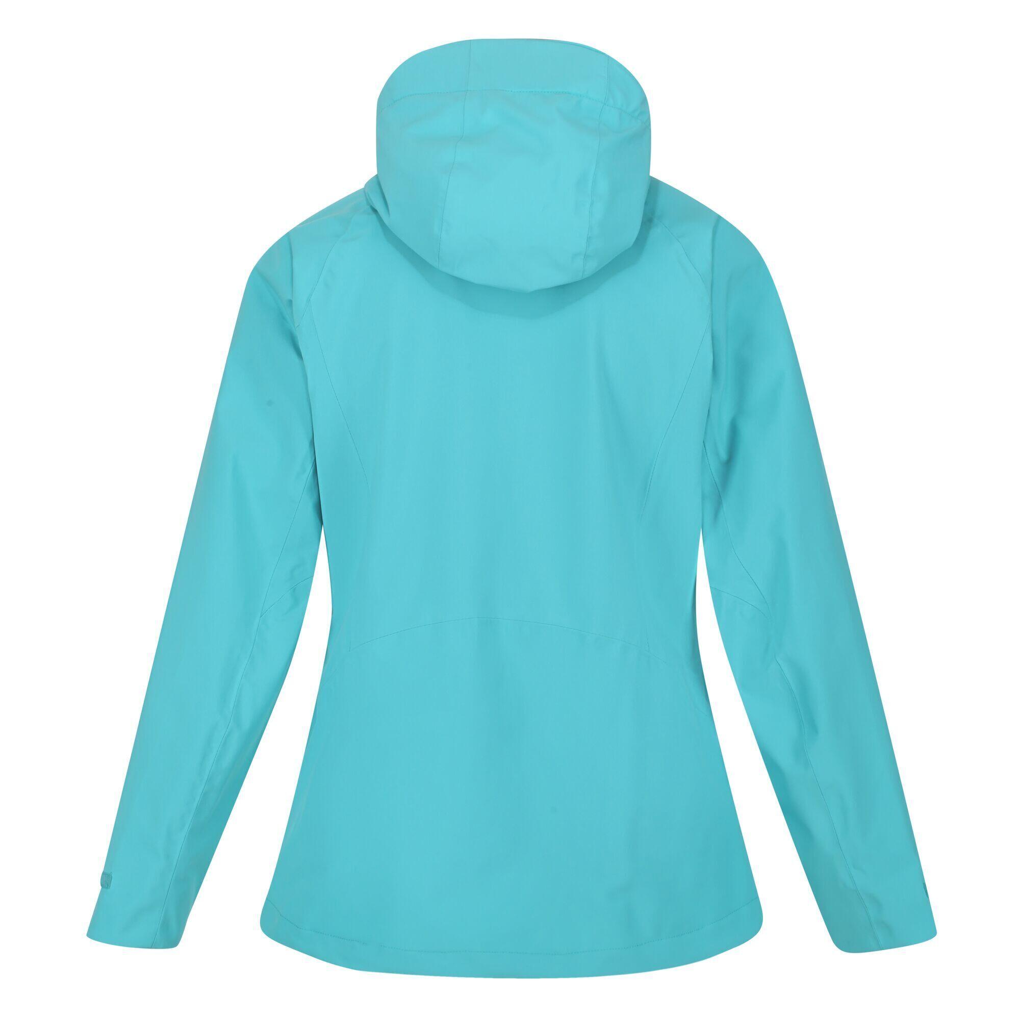 Dames Birchdale Waterdichte Shell Jas (Turquoise) 2/4