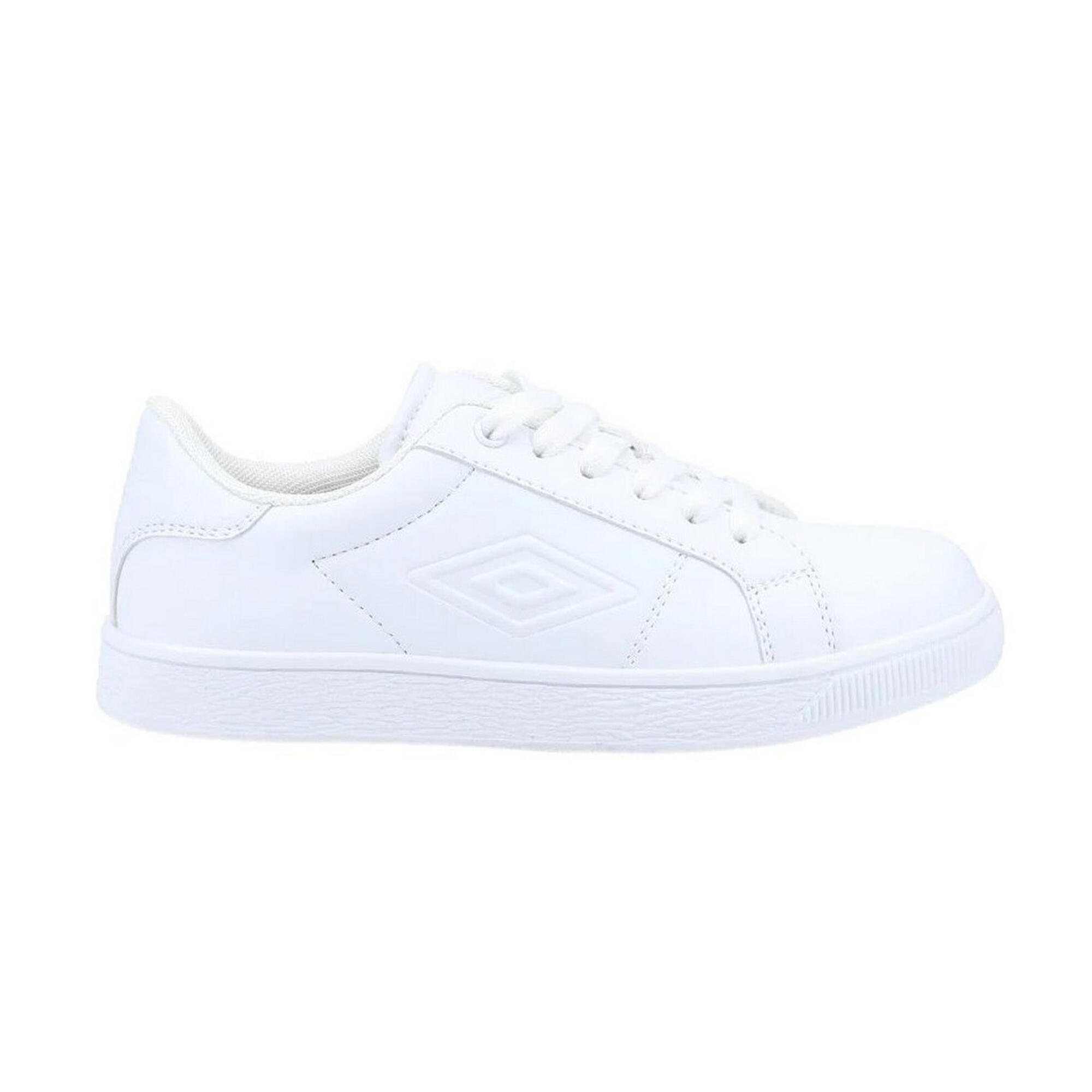 UMBRO Childrens/Kids Medway Lace Trainers (White)