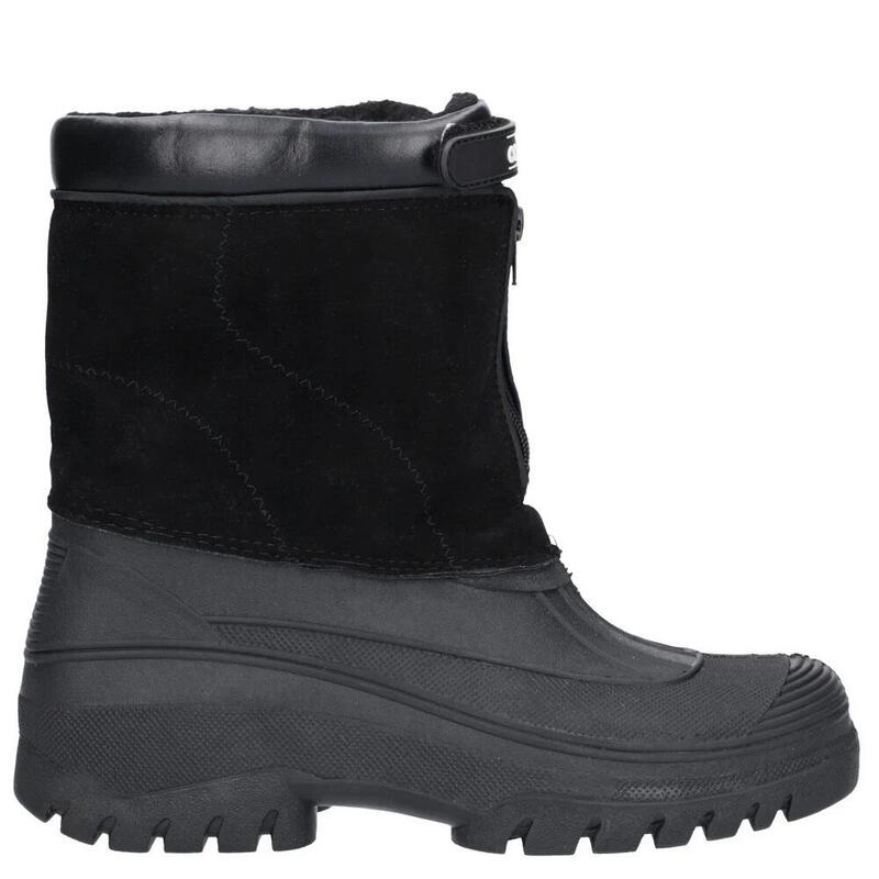 Venture wasserfeste Winterstiefel Herren Schwarz