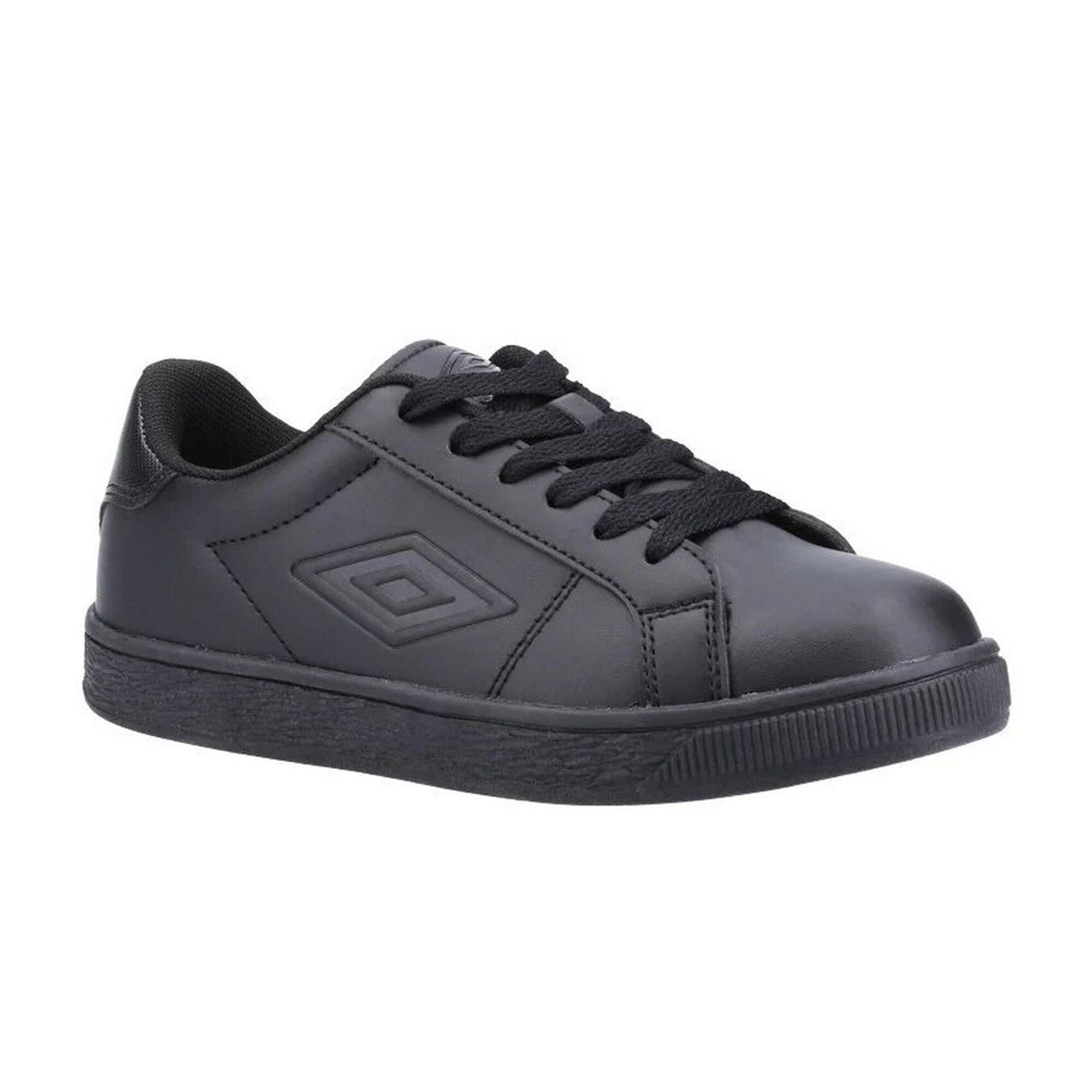 Childrens/Kids Medway Lace Trainers (Black) 4/4