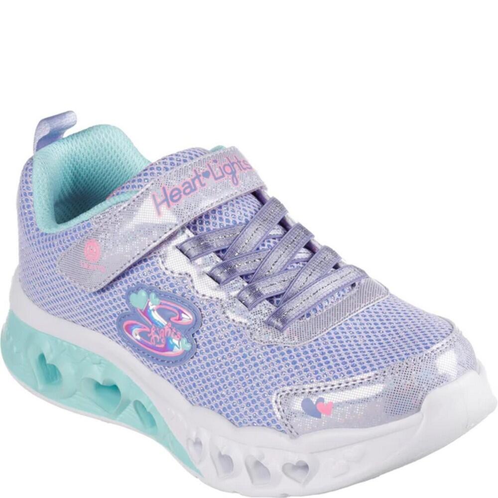 Scarpe da ginnastica FLUTTER HEART LIGHTS BRING SPARKLE da bambina (lavanda / blu / rosa)