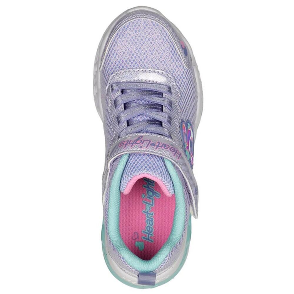 Scarpe da ginnastica FLUTTER HEART LIGHTS BRING SPARKLE da bambina (lavanda / blu / rosa)