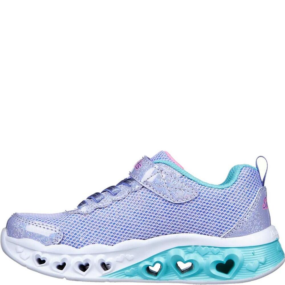 Scarpe da ginnastica FLUTTER HEART LIGHTS BRING SPARKLE da bambina (lavanda / blu / rosa)