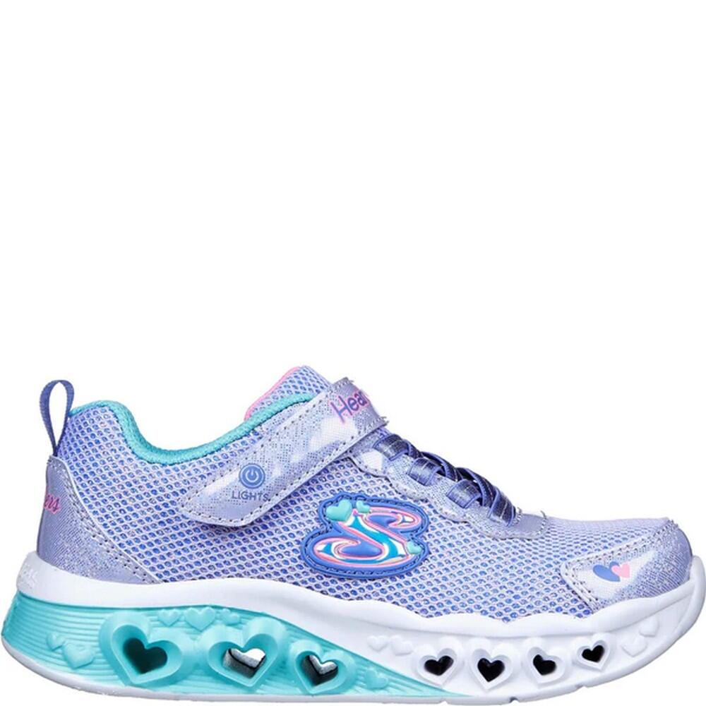 Scarpe da ginnastica FLUTTER HEART LIGHTS BRING SPARKLE da bambina (lavanda / blu / rosa)